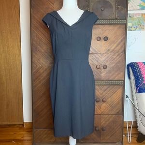 Antonio Melani Black Pinstripe Dress Size 6